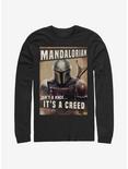 Star Wars The Mandalorian Creed Long-Sleeve T-Shirt, BLACK, hi-res