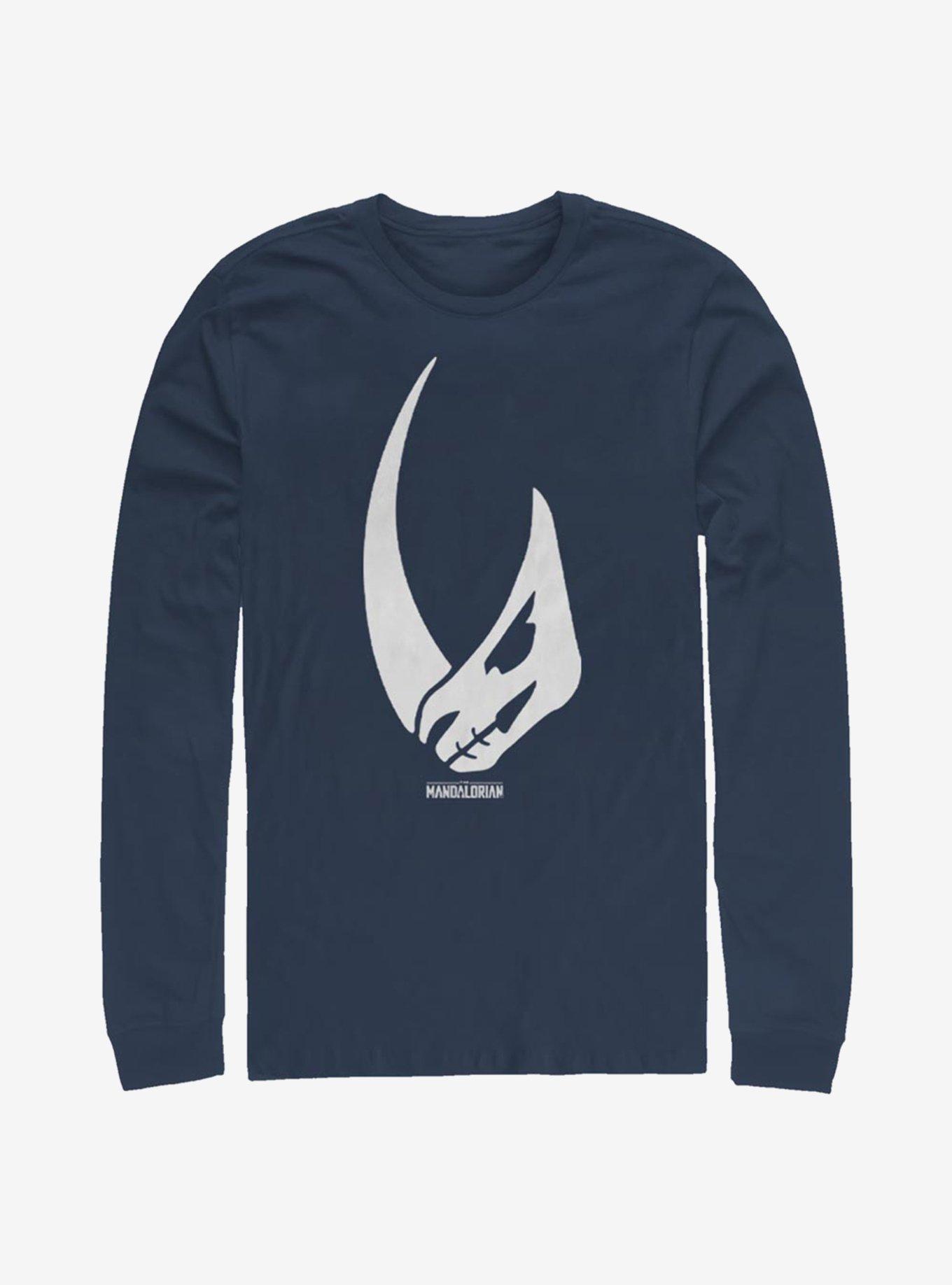 Star Wars The Mandalorian Mudhorn Signet Long-Sleeve T-Shirt, NAVY, hi-res