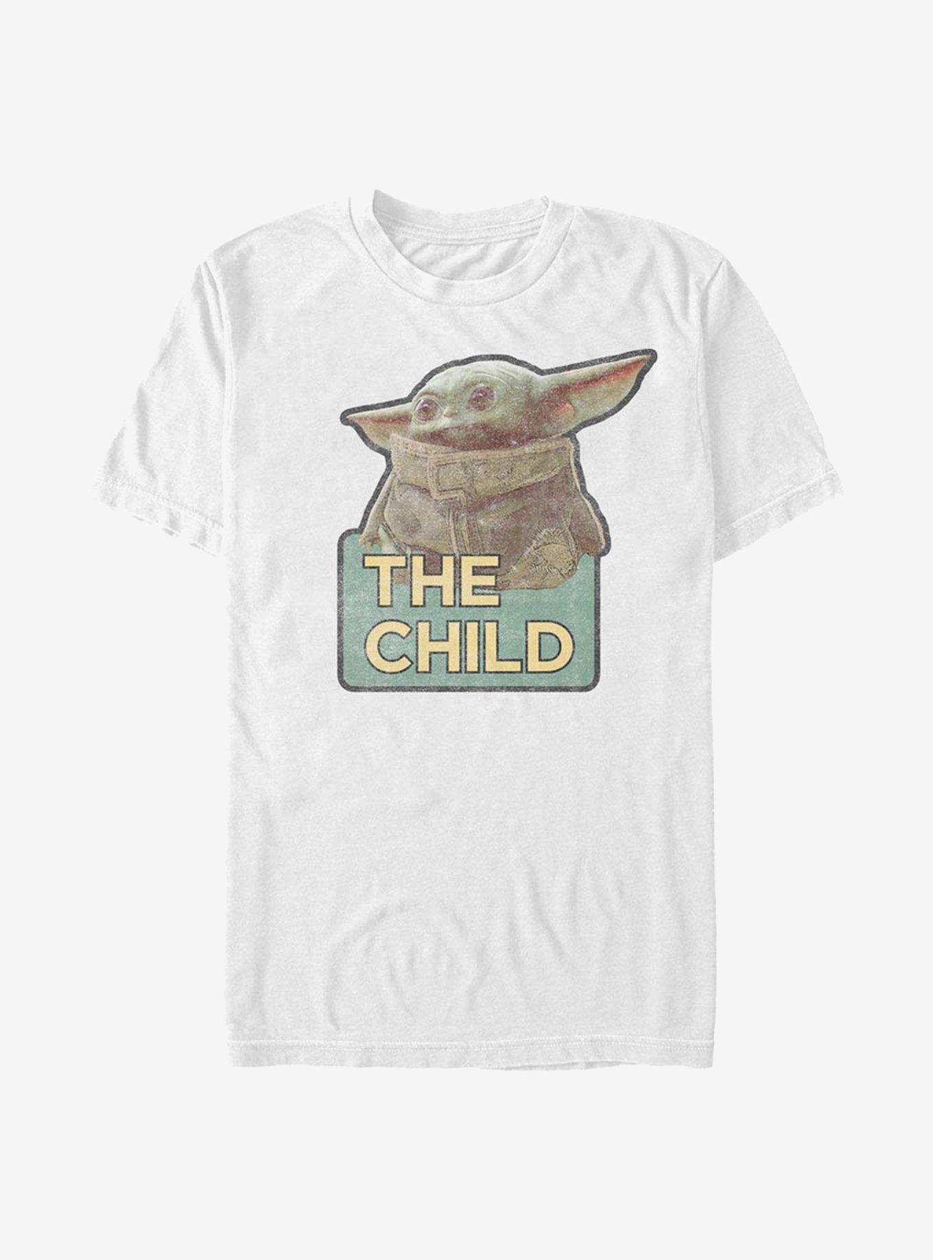 Star Wars The Mandalorian Vintage The Child T-Shirt, WHITE, hi-res