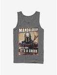 Star Wars The Mandalorian Creed Tank, CHARCOAL, hi-res