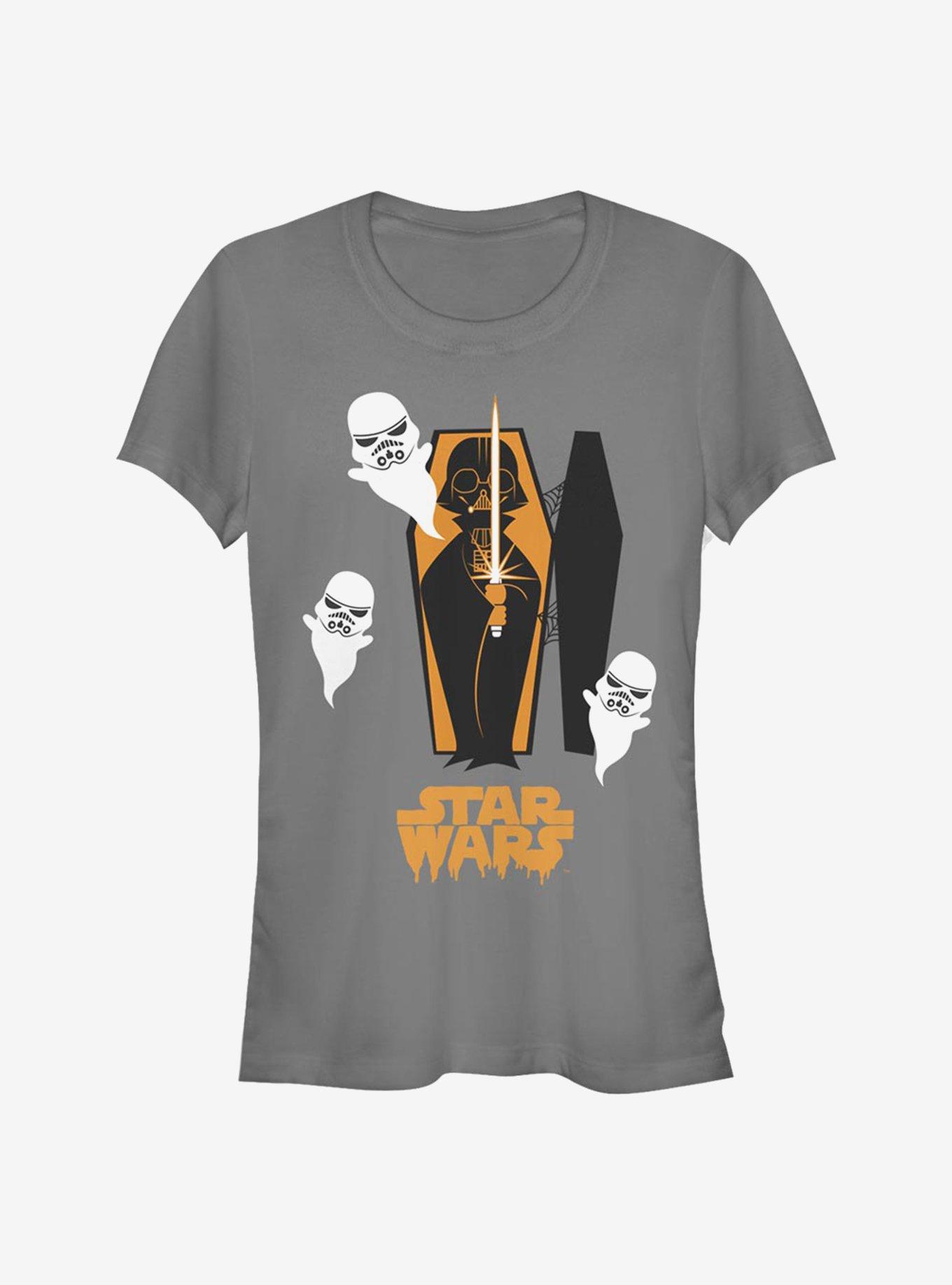 Star Wars Coffin Spooks Girls T-Shirt, CHARCOAL, hi-res