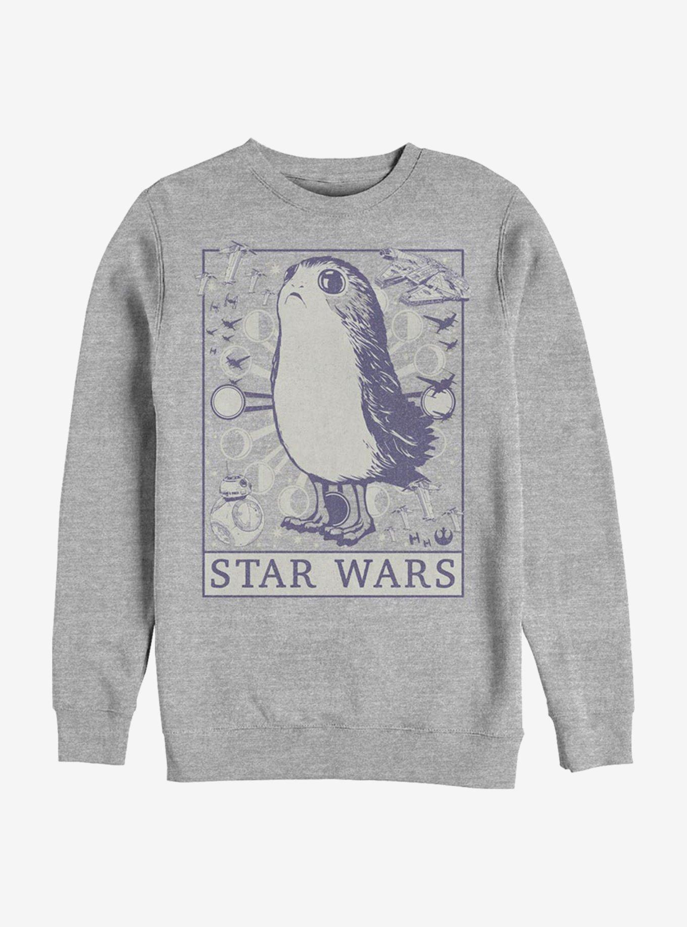 Star Wars: The Last Jedi Mystic Porg Crew Sweatshirt, , hi-res