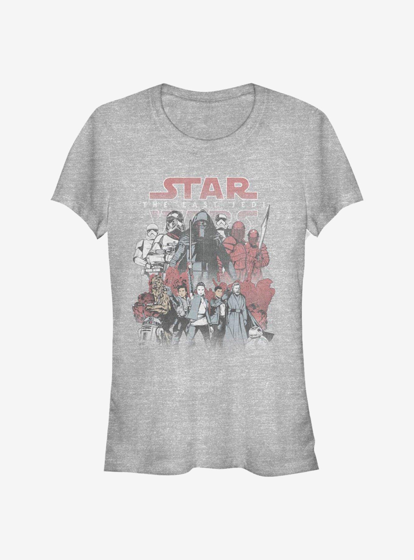 Star Wars: The Last Jedi Good And Evil Girls T-Shirt, ATH HTR, hi-res