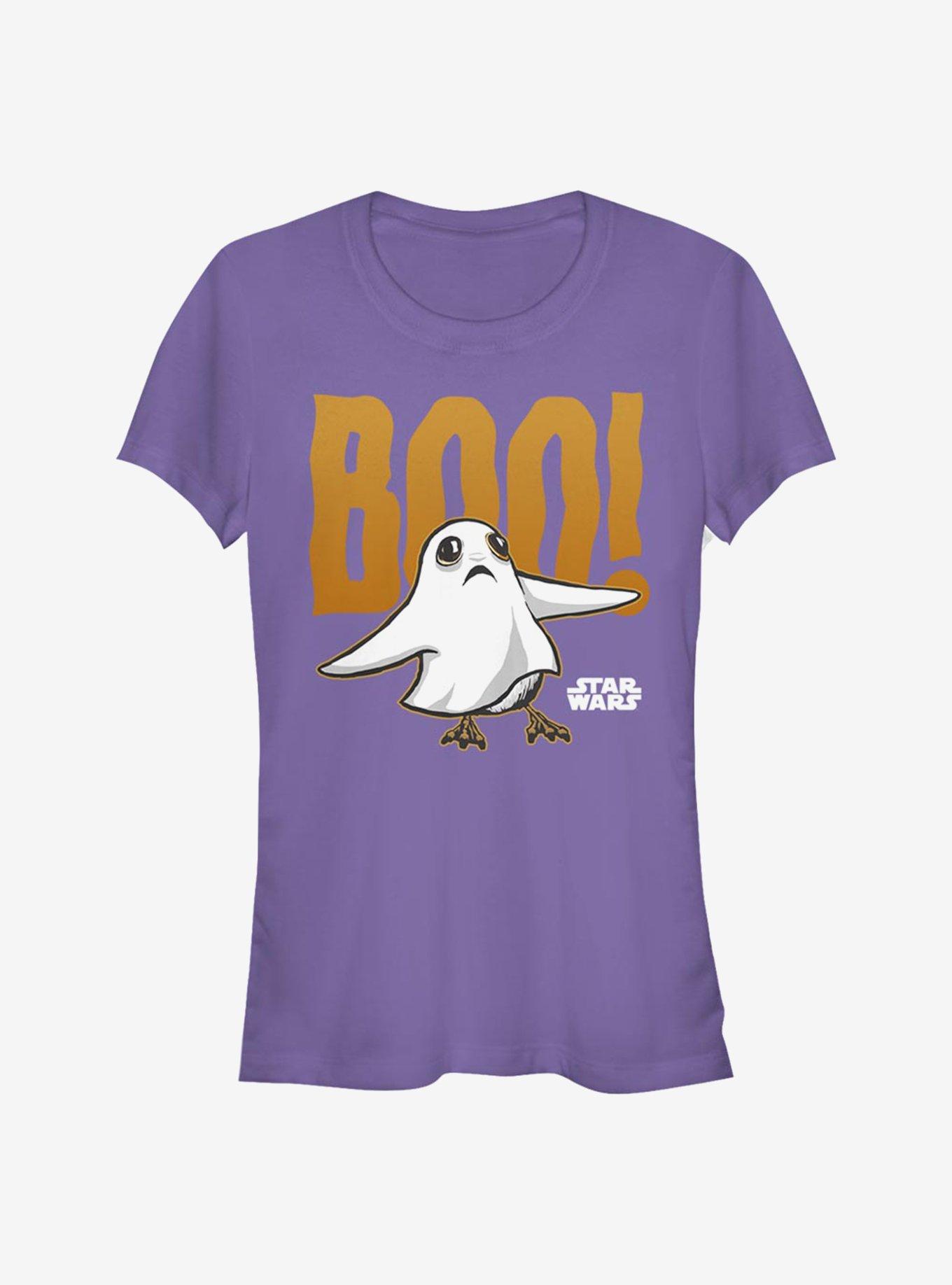 Star Wars: The Last Jedi Ghost Porg Girls T-Shirt, PURPLE, hi-res