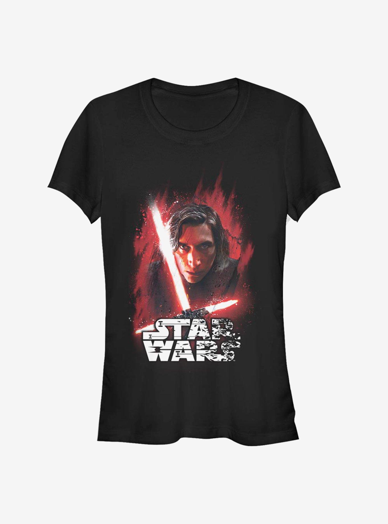 Star Wars: The Last Jedi Kylo Blast Girls T-Shirt, BLACK, hi-res