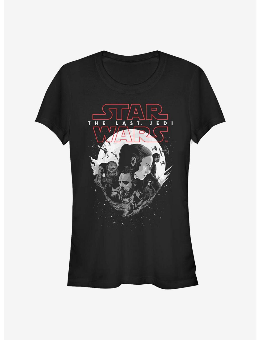 Star Wars: The Last Jedi Last Wars Girls T-Shirt, BLACK, hi-res