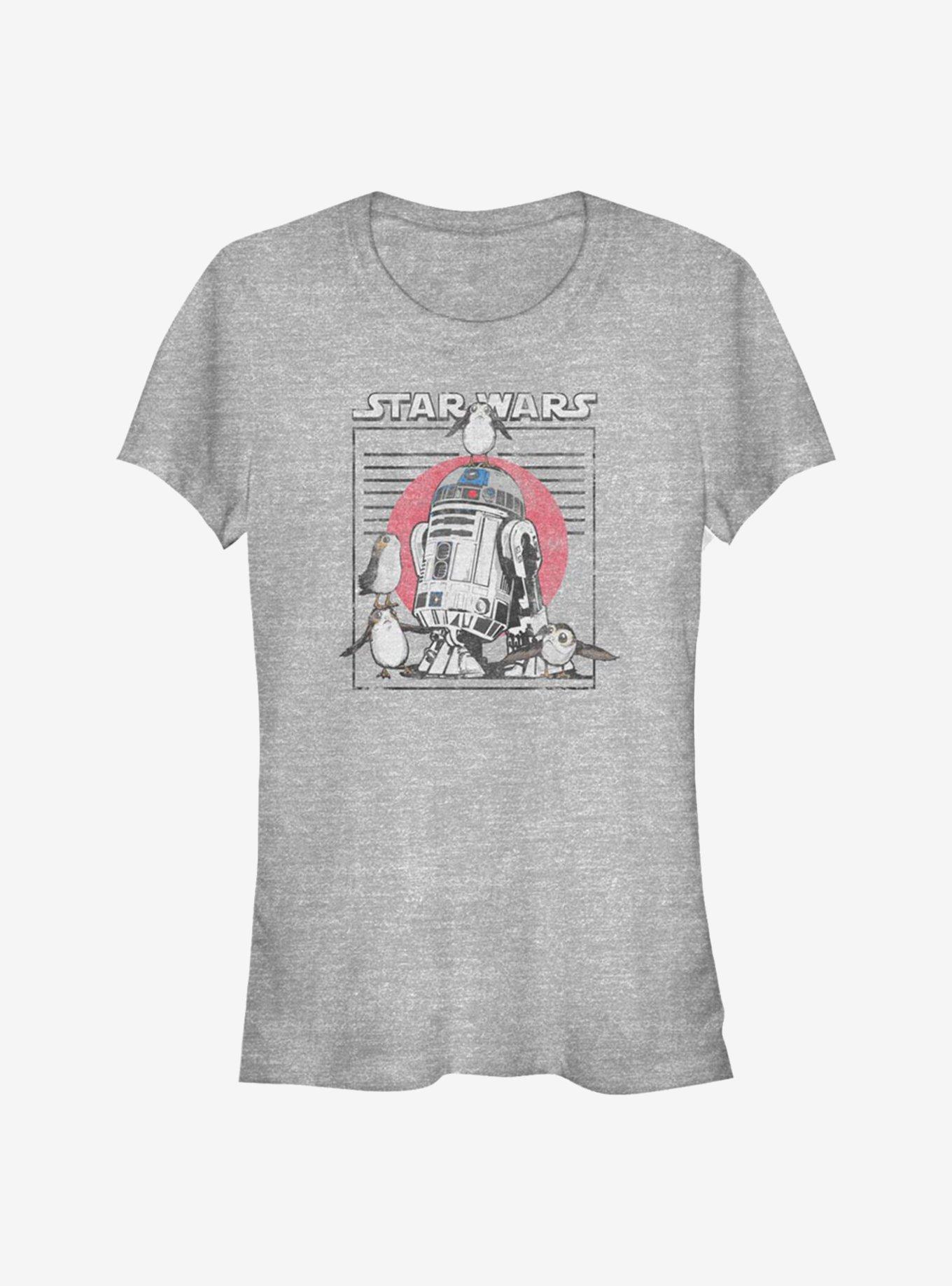 Star Wars: The Last Jedi New Friends Girls T-Shirt, ATH HTR, hi-res