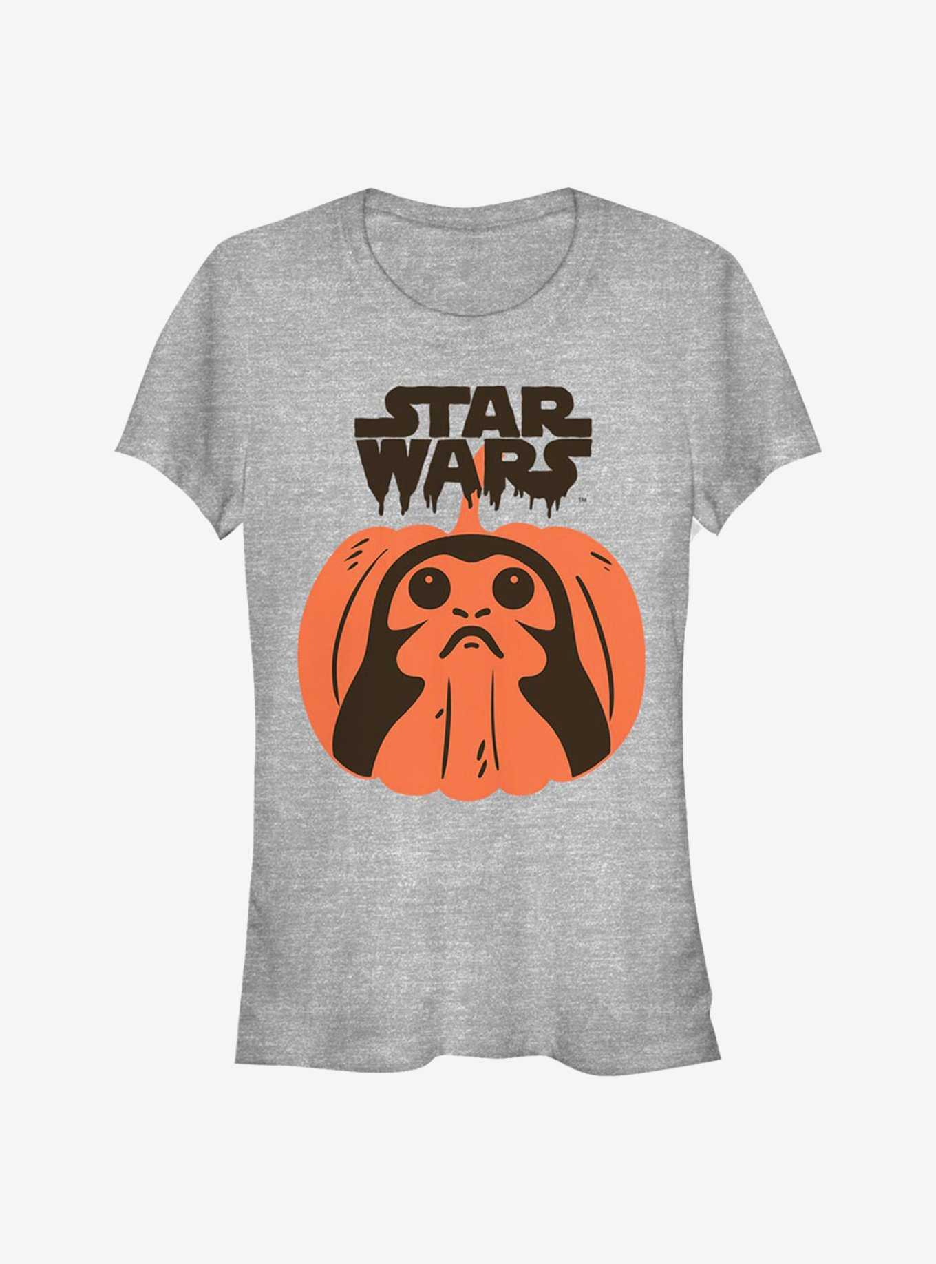 Star Wars: The Last Jedi Porg Pumpkin Girls T-Shirt, , hi-res