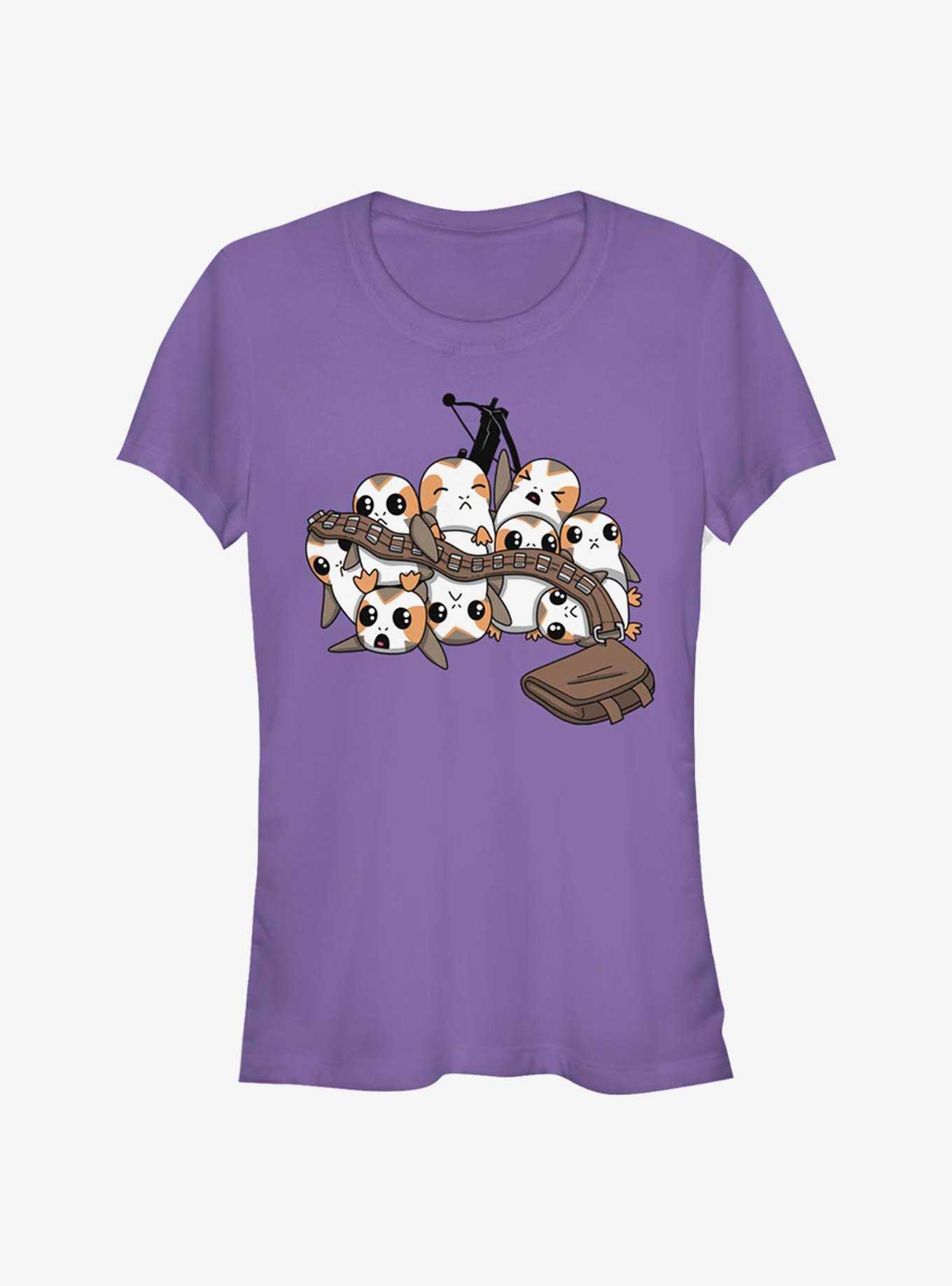 Star Wars: The Last Jedi Porgs And Chewbacca Accessories Girls T-Shirt, , hi-res