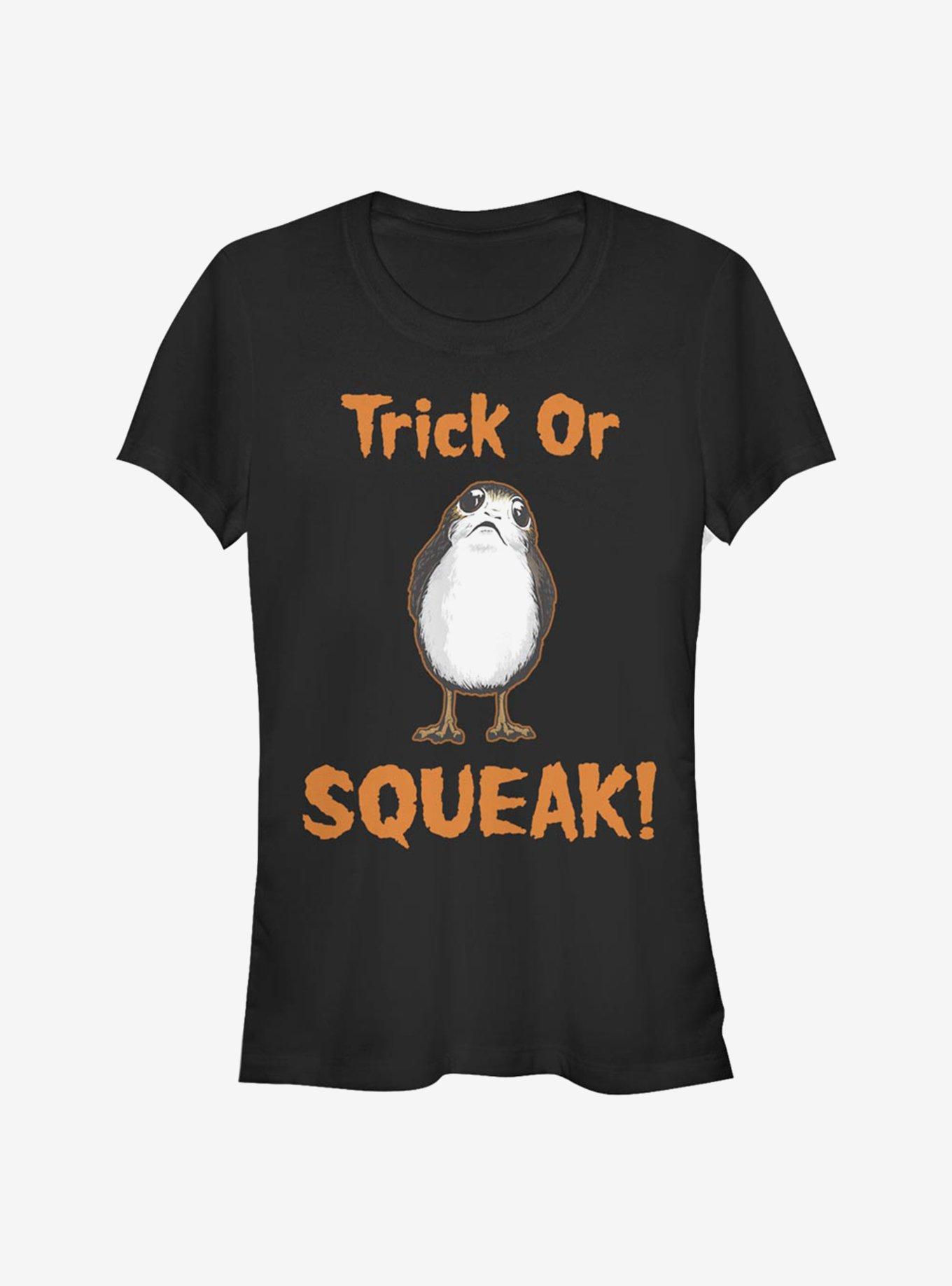 Star Wars: The Last Jedi Trick Or Squeak Girls T-Shirt, , hi-res