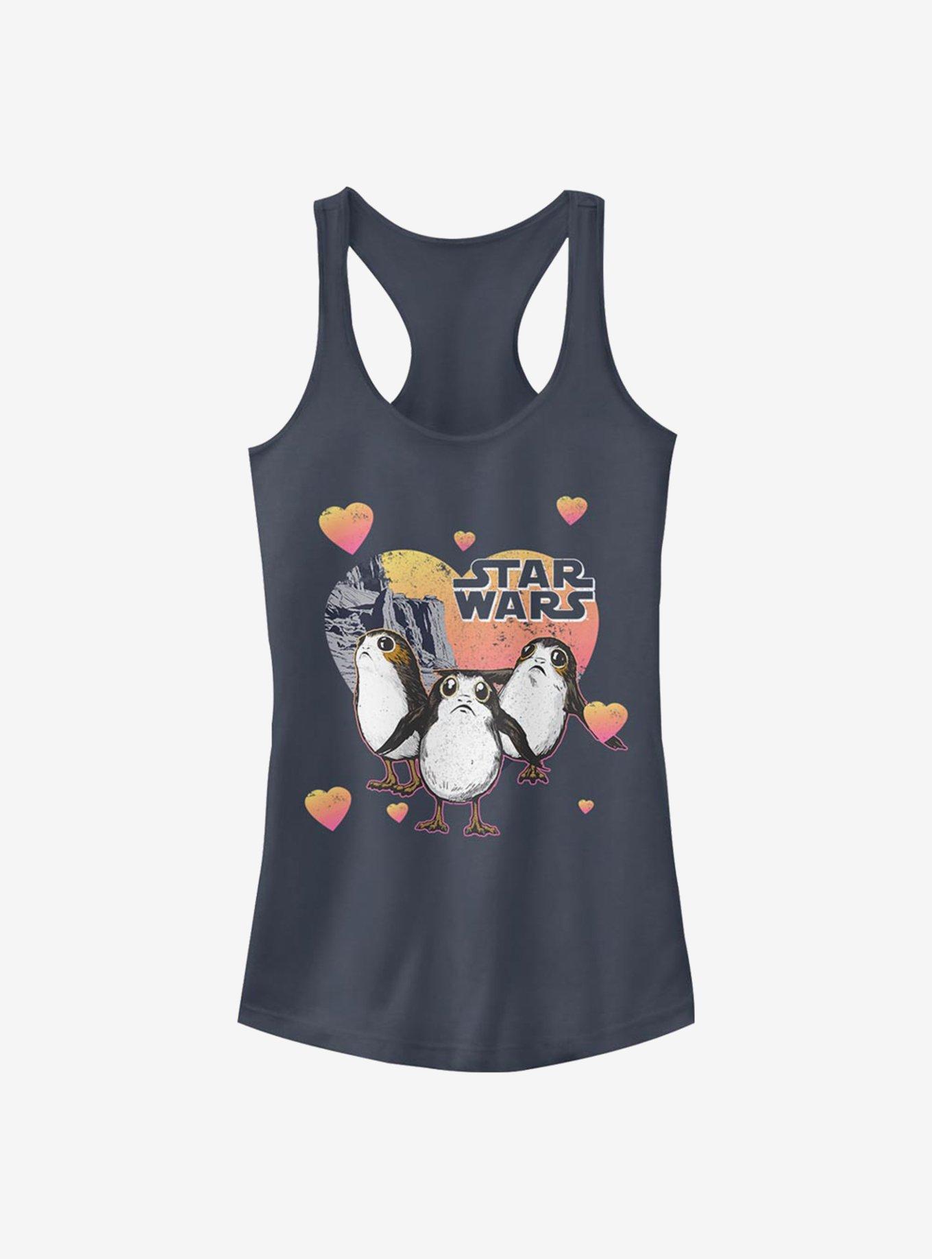 Star Wars: The Last Jedi Porg Hearts Girls Tank, , hi-res