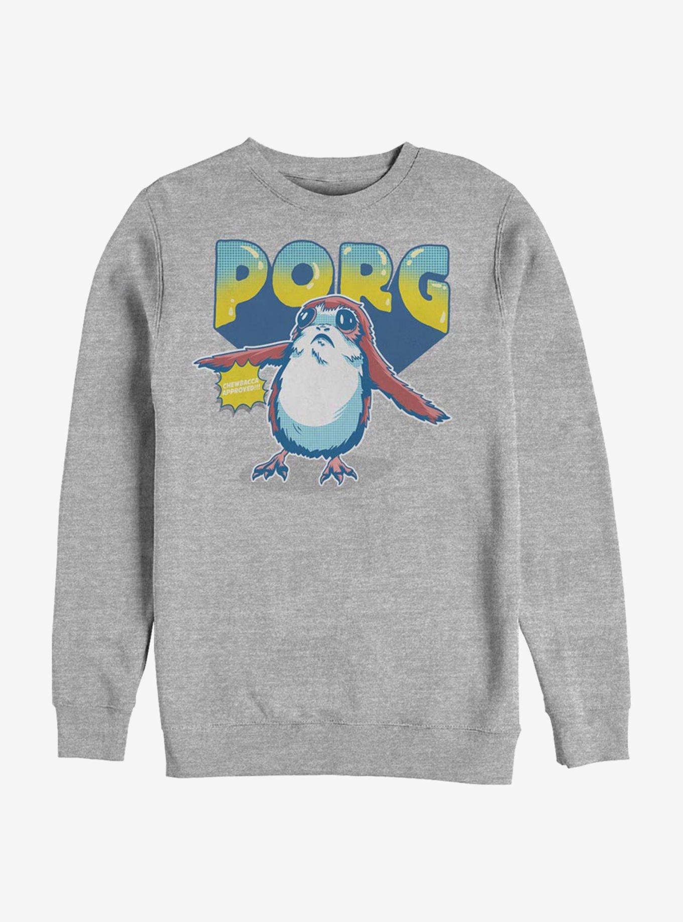 Star Wars: The Last Jedi Colorful Porg Crew Sweatshirt, , hi-res