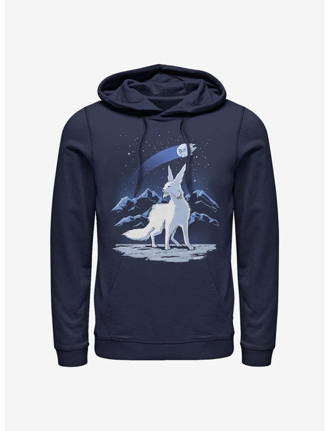 Star Wars: The Last Jedi Vulptex And Falcon Hoodie, NAVY, hi-res