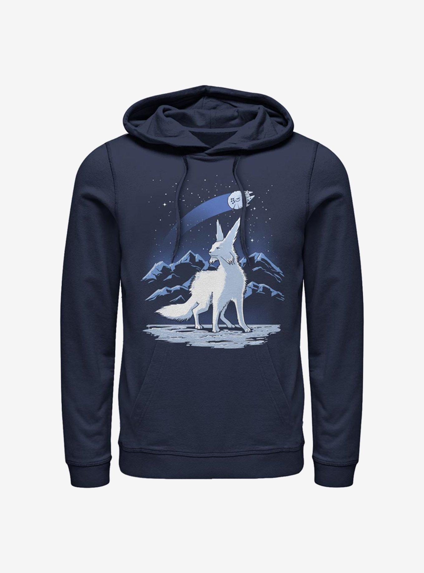 Star Wars: The Last Jedi Vulptex And Falcon Hoodie, NAVY, hi-res