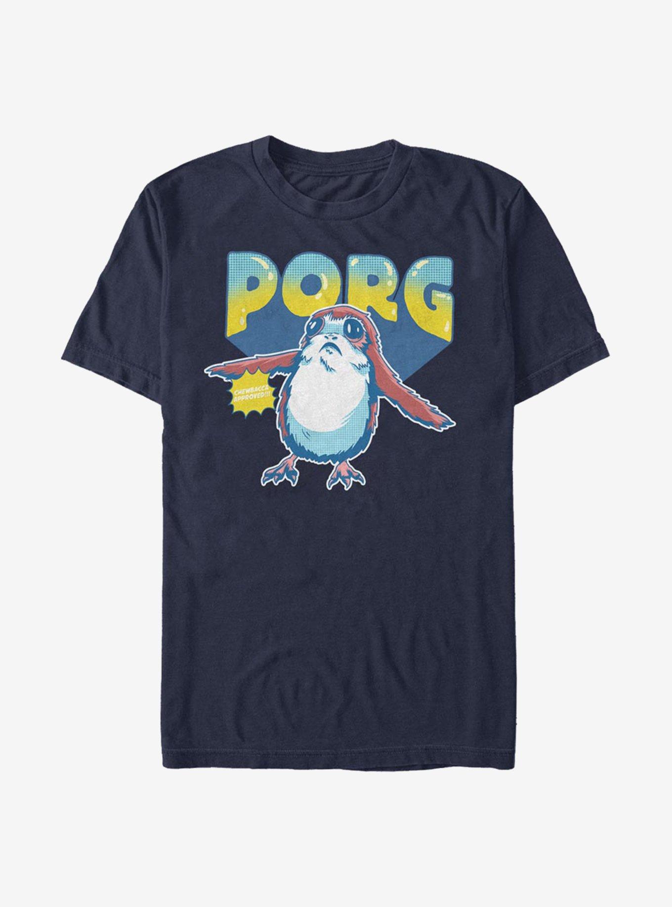 Star Wars: The Last Jedi Colorful Porg T-Shirt, NAVY, hi-res