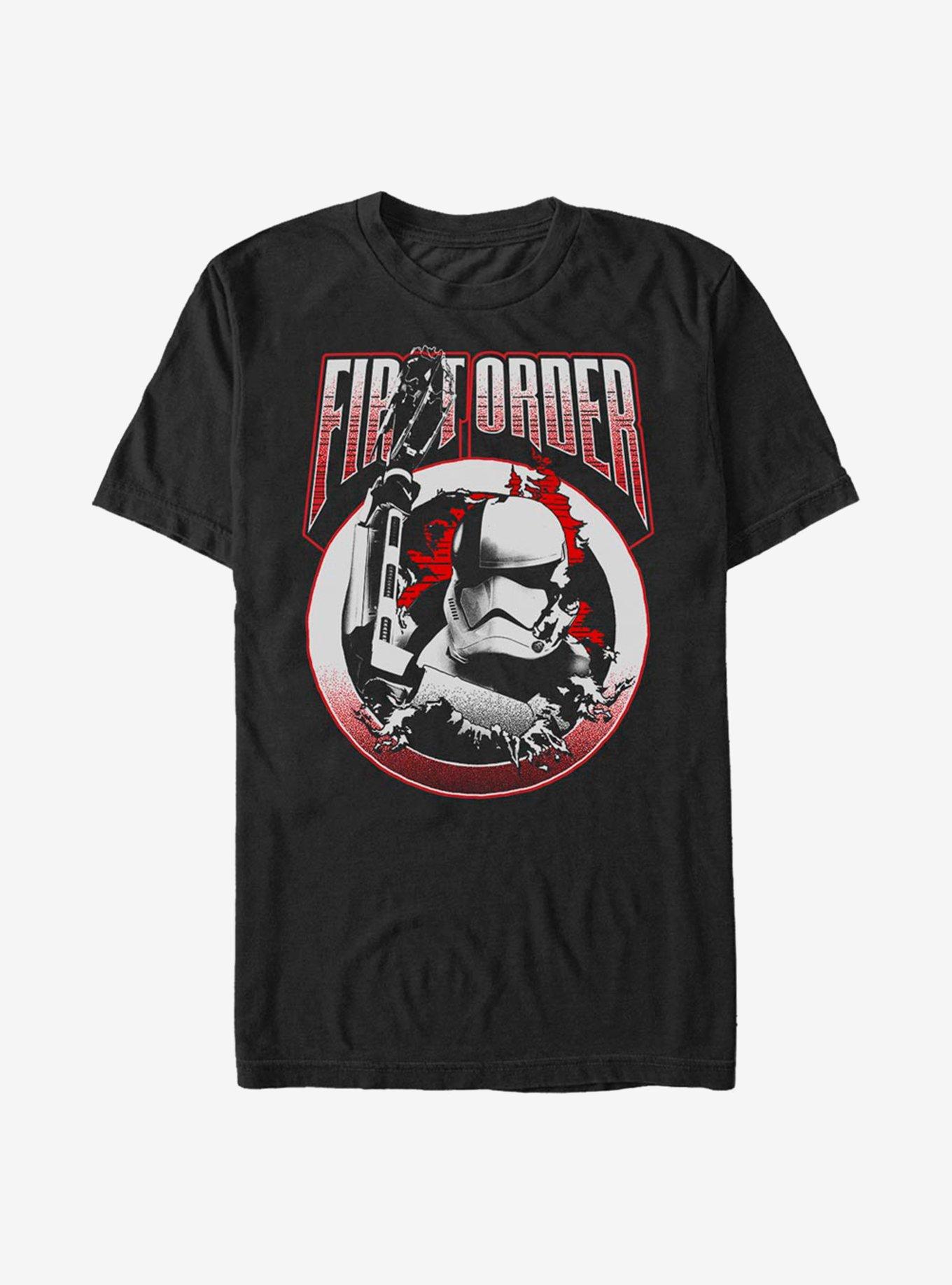 Star Wars: The Last Jedi First Order Stormtrooper T-Shirt, BLACK, hi-res