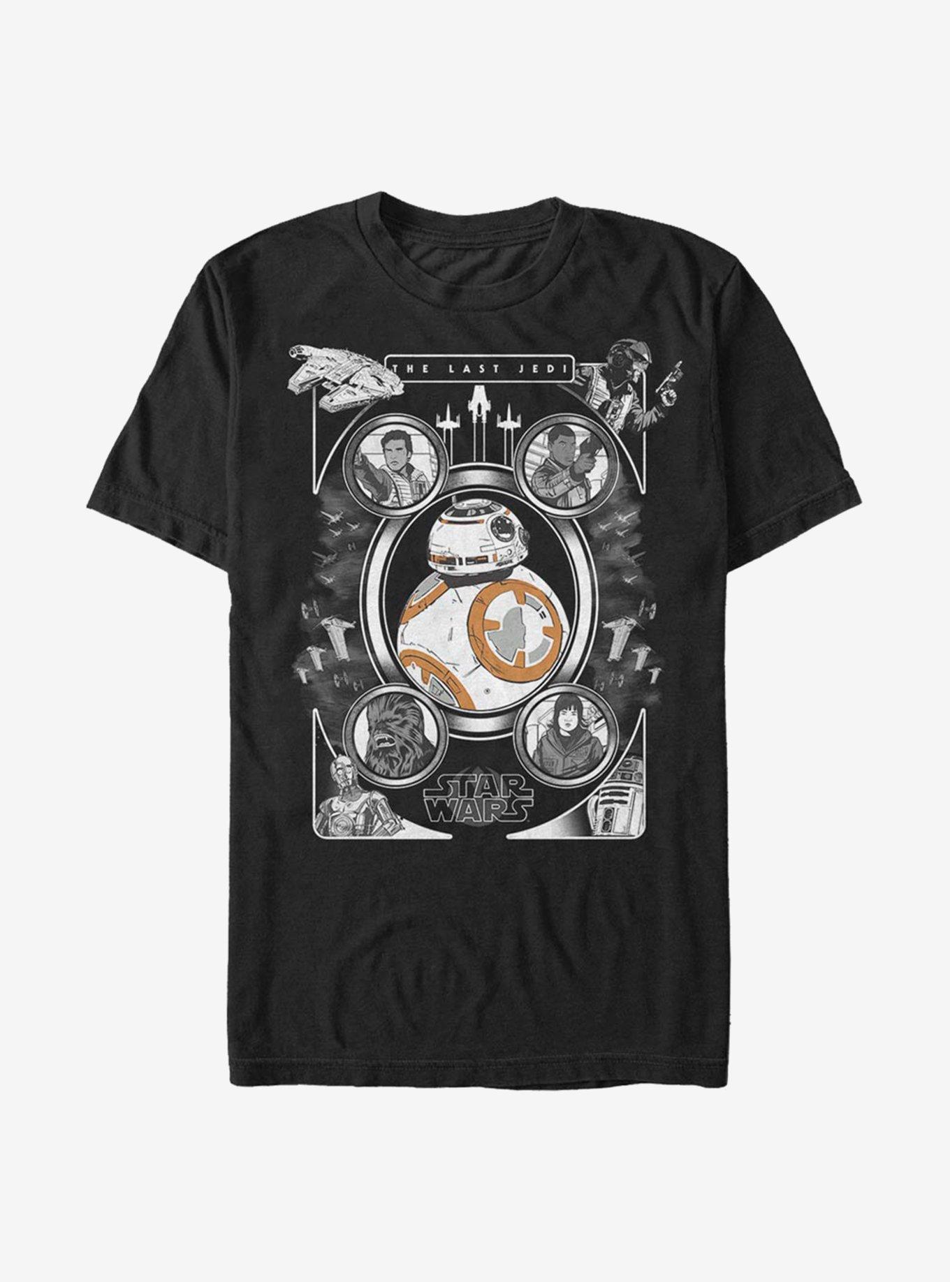 Star Wars: The Last Jedi Heroes Duty T-Shirt, BLACK, hi-res