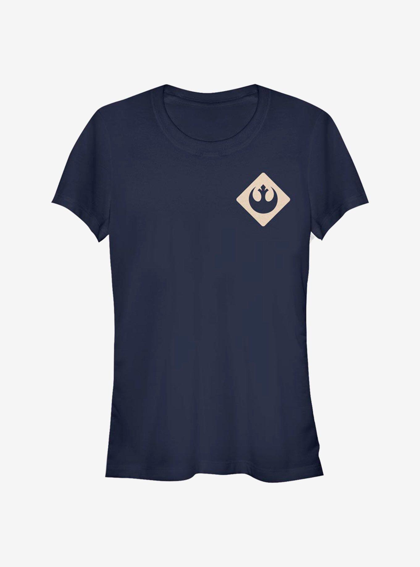 Star Wars Diamond Rebel Girls T-Shirt, NAVY, hi-res