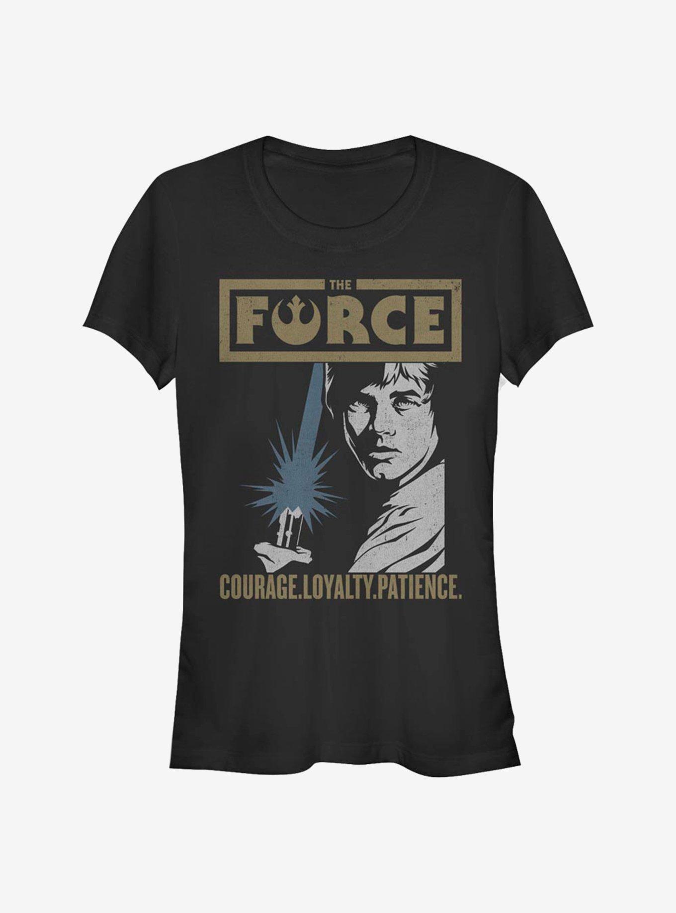Star Wars The Force Girls T-Shirt, BLACK, hi-res
