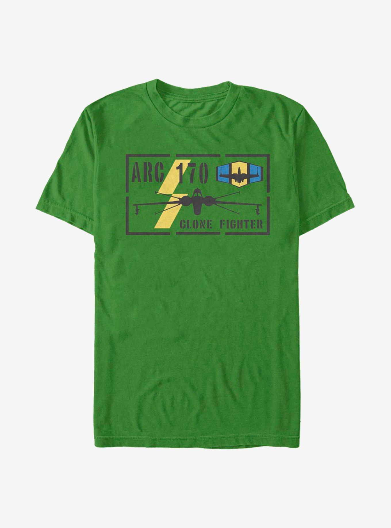 Star Wars Clone Fight Stencil T-Shirt, KELLY, hi-res