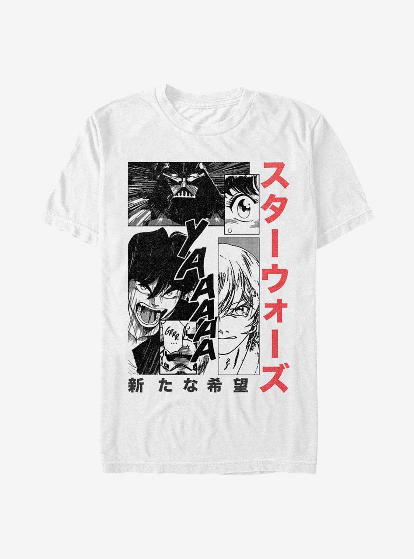 Star Wars Manga Page T-Shirt, WHITE, hi-res