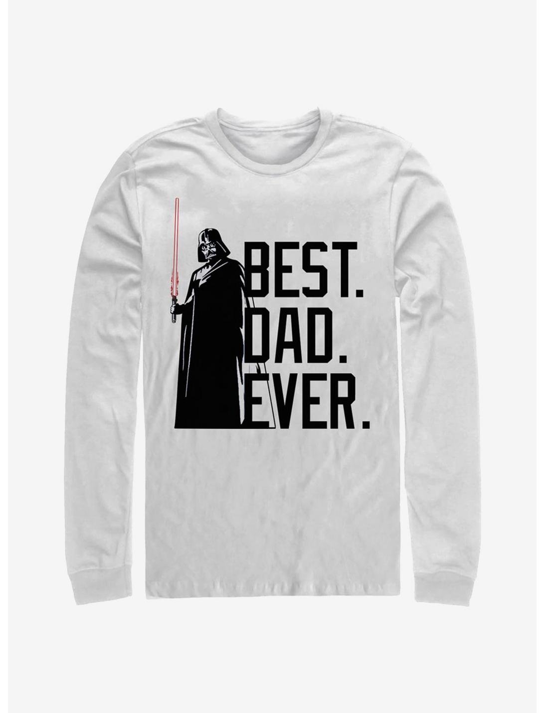 Star Wars Darth Vader Best. Dad. Ever. Long-Sleeve T-Shirt, WHITE, hi-res