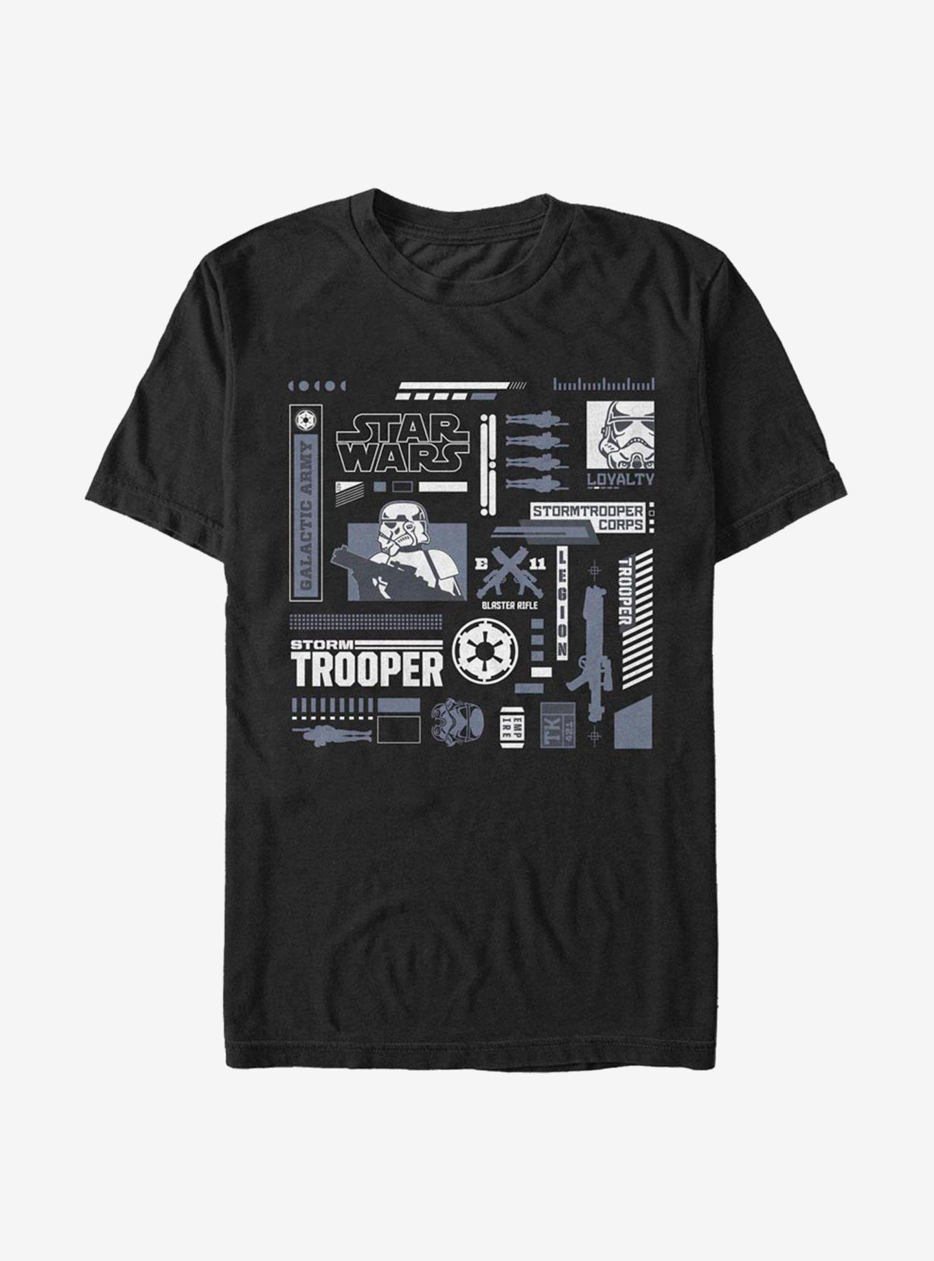 Star Wars Trooper Elements T-Shirt, BLACK, hi-res
