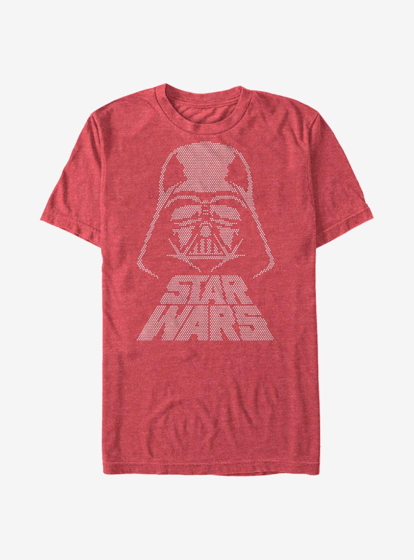 Star Wars Dot Vader T-Shirt, RED HTR, hi-res