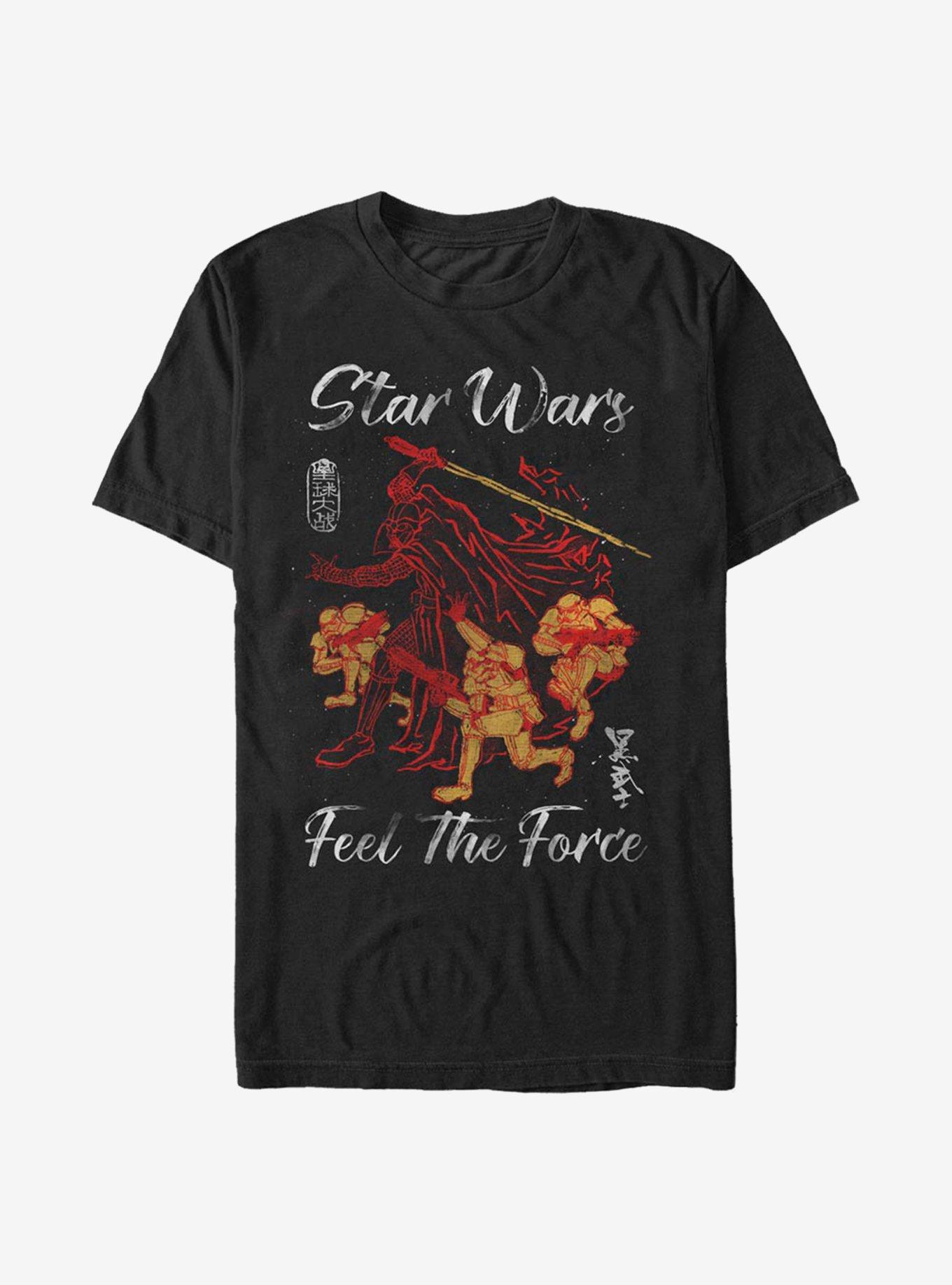 Star Wars Feel The Force T-Shirt, BLACK, hi-res