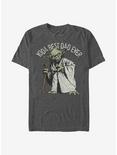 Star Wars Yoda Best Dad T-Shirt, CHAR HTR, hi-res