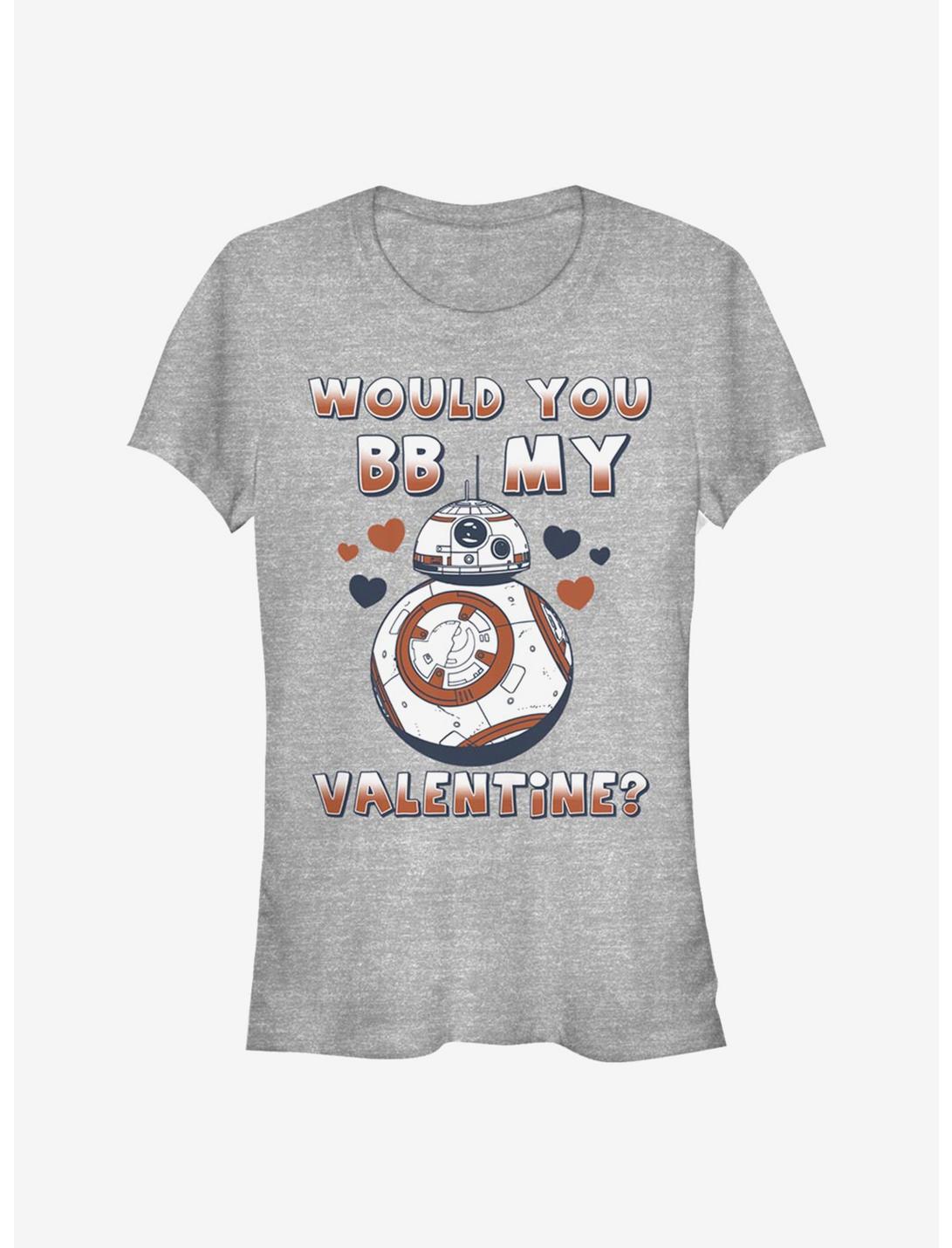 Star Wars: The Force Awakens BB-8 My Valentine Girls T-Shirt, ATH HTR, hi-res