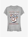 Star Wars: The Force Awakens BB-8 My Valentine Girls T-Shirt, ATH HTR, hi-res