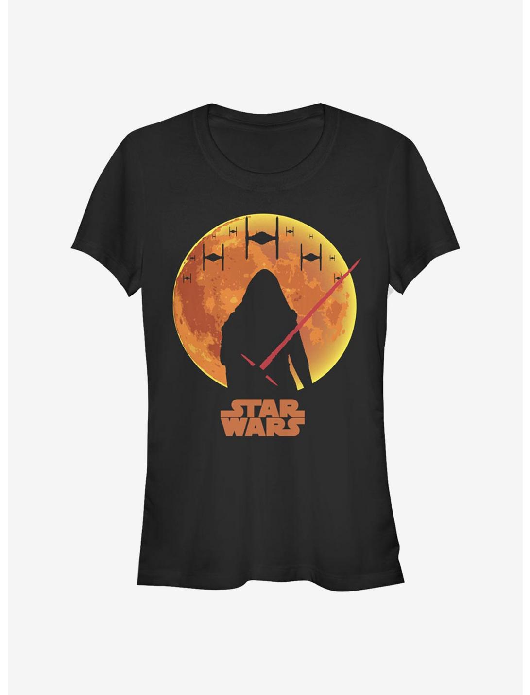 Star Wars: The Force Awakens Kyloween Logo Girls T-Shirt, BLACK, hi-res