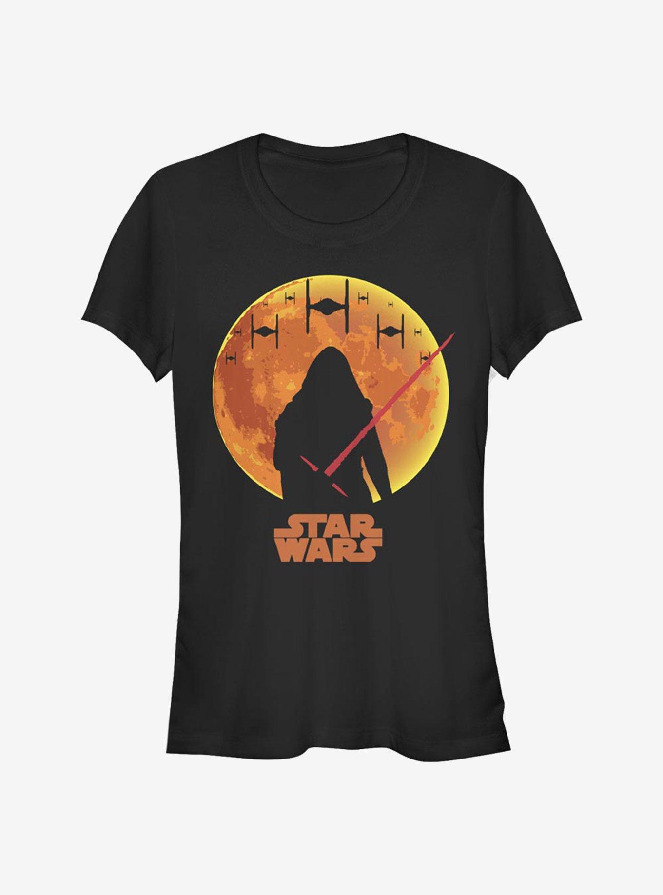 Star Wars: The Force Awakens Kyloween Logo Girls T-Shirt, BLACK, hi-res