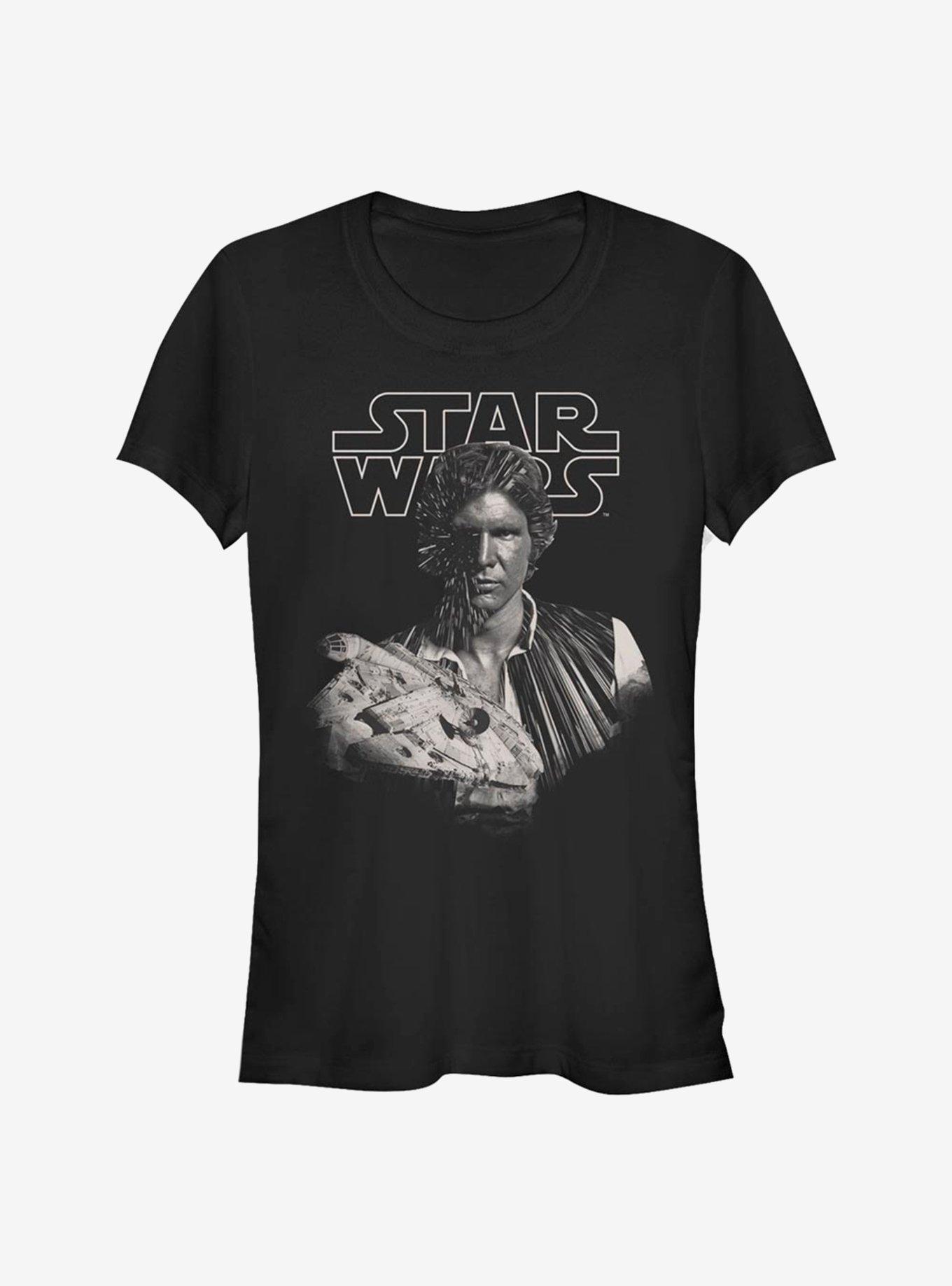 Star Wars Run And Gun Girls T-Shirt, BLACK, hi-res
