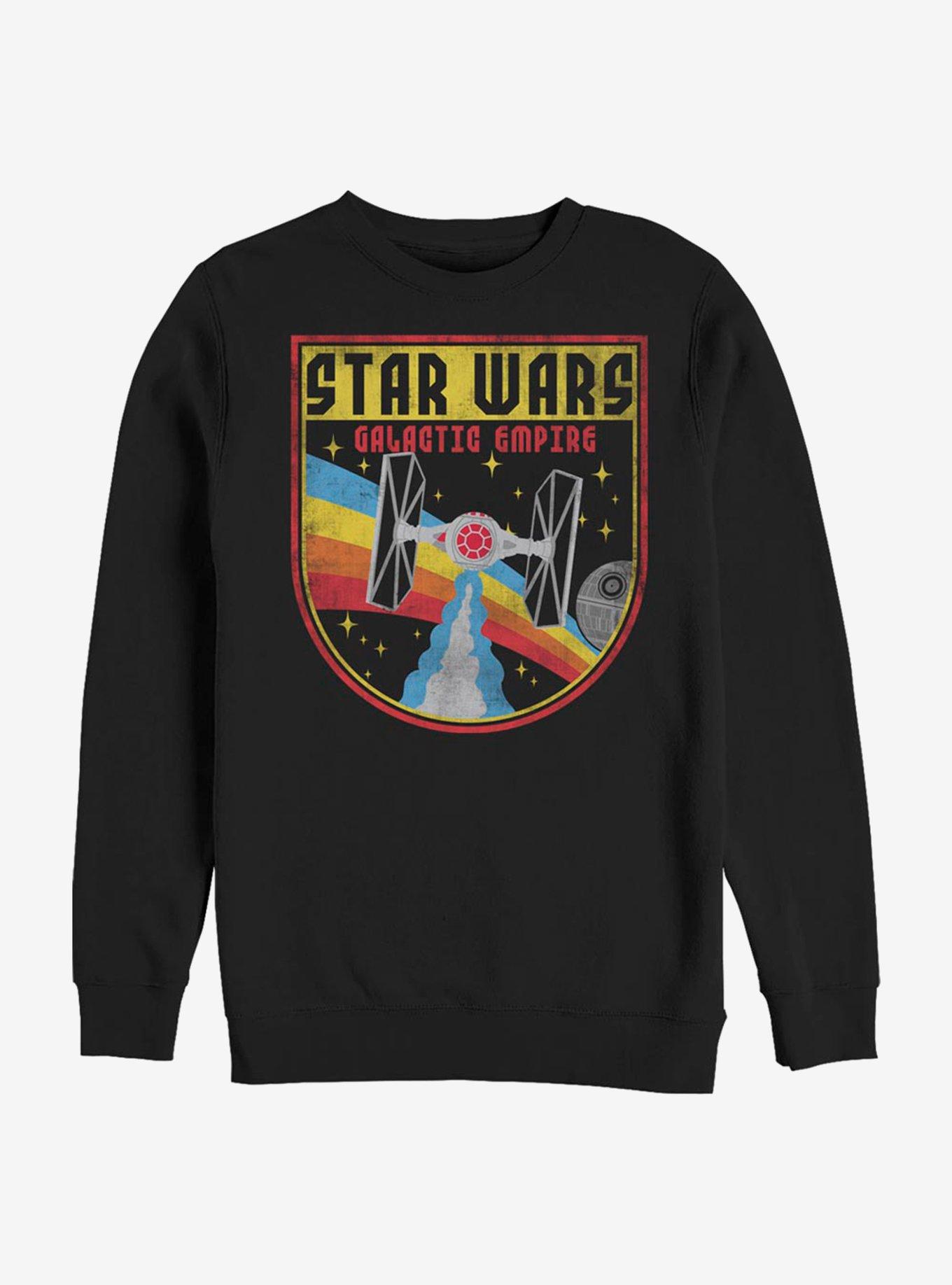 Star Wars Tie Damage Crew Sweatshirt, BLACK, hi-res