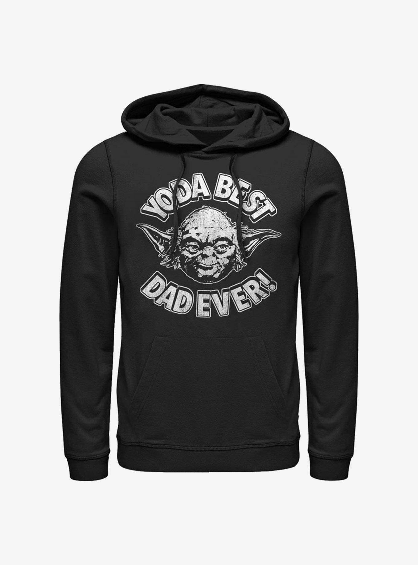 Star Wars Yoda Best Dad Hoodie, BLACK, hi-res