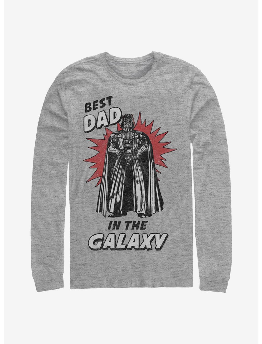 Star Wars Darth Vader Best Dad Long-Sleeve T-Shirt, ATH HTR, hi-res
