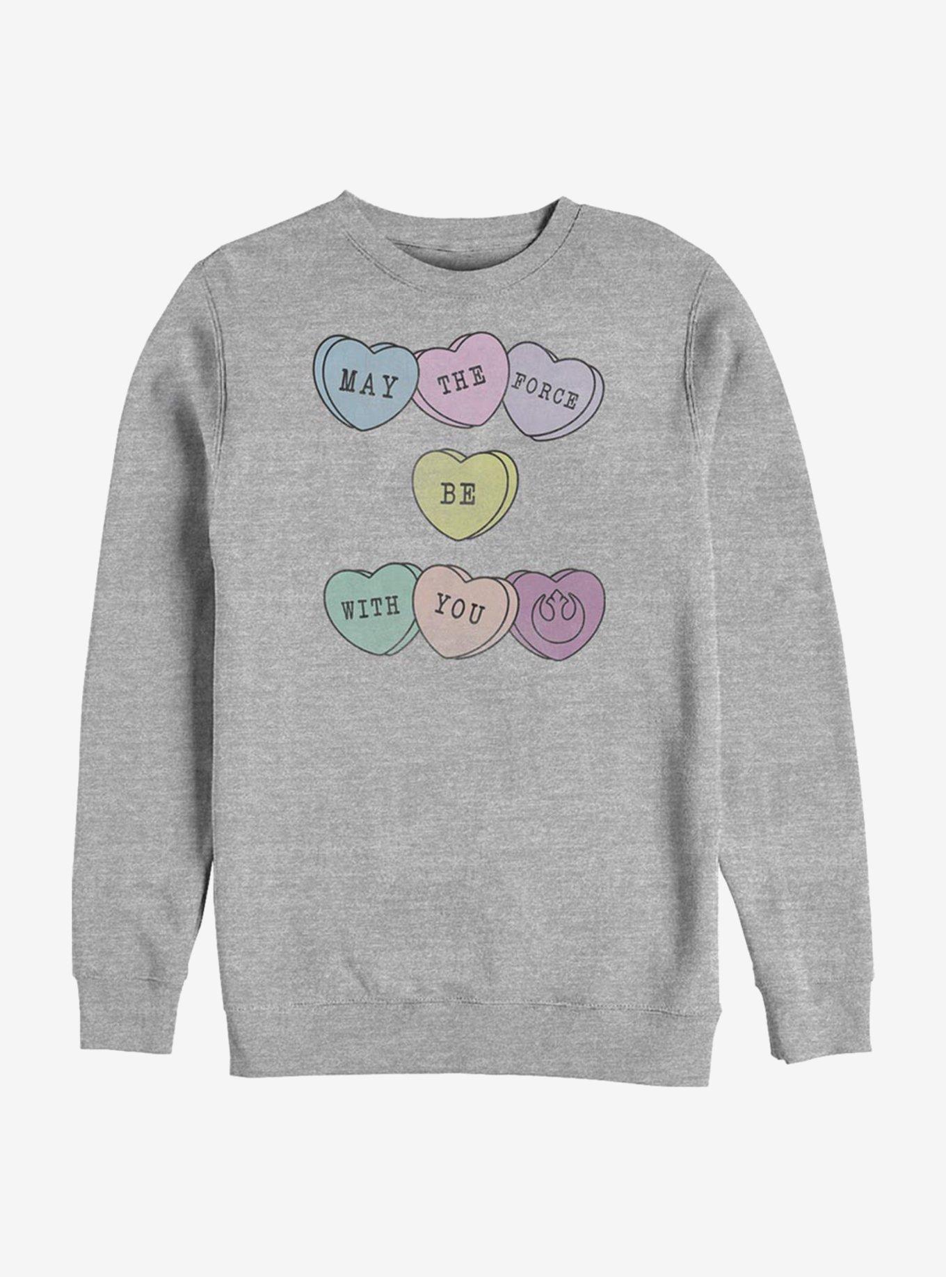 Star Wars Force Hearts Crew Sweatshirt, , hi-res