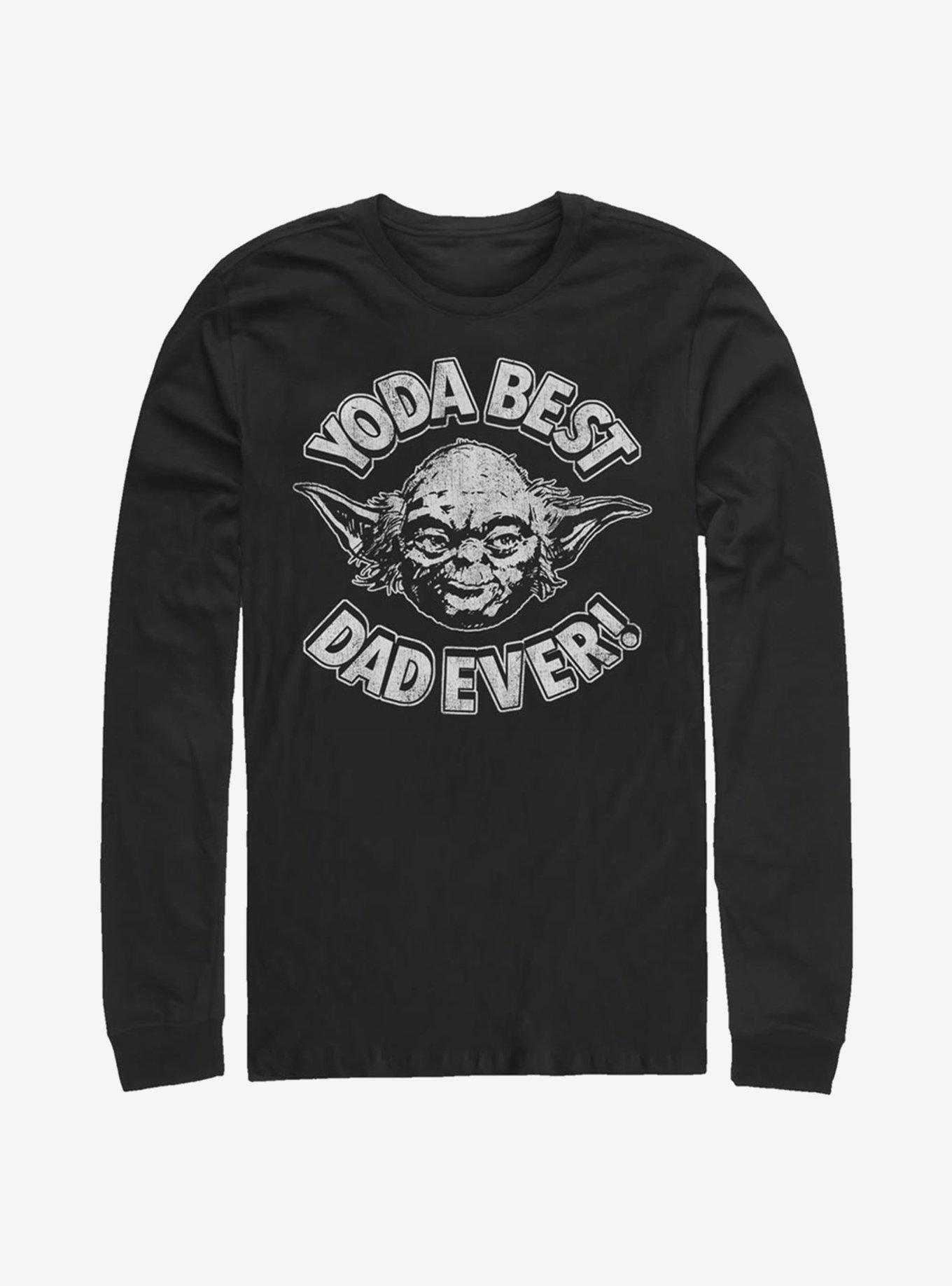 Star Wars Yoda Best Dad Long-Sleeve T-Shirt, , hi-res