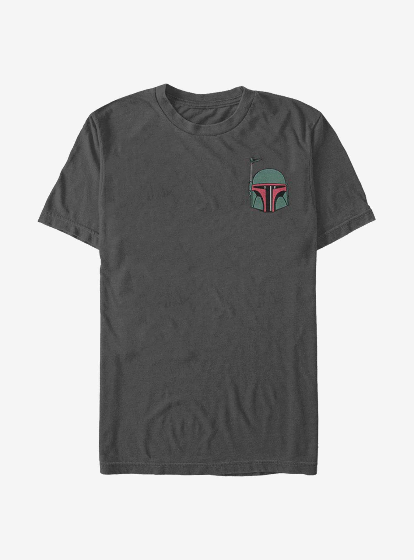Star Wars Boba Badge T-Shirt, CHARCOAL, hi-res