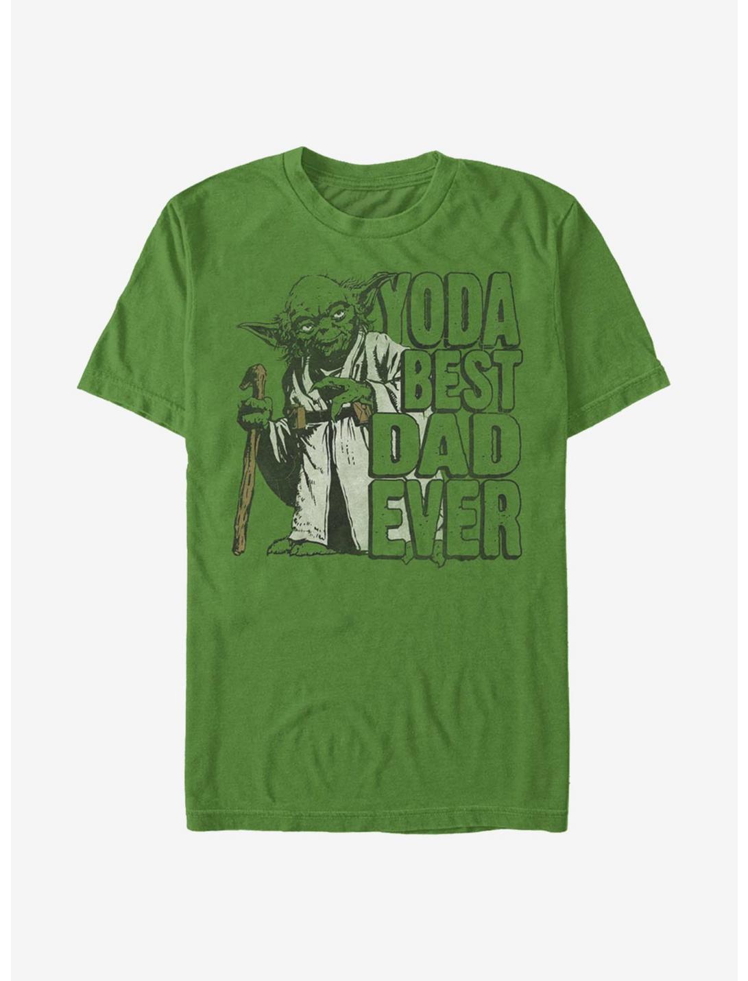 Star Wars Yoda Best Dad T-Shirt, KELLY, hi-res