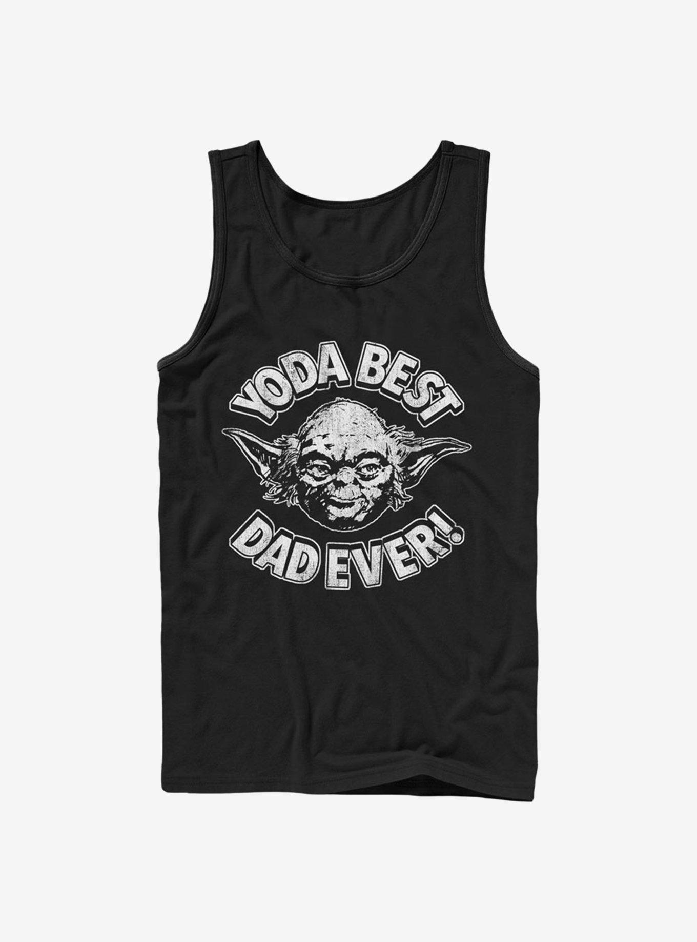 Star Wars Yoda Best Dad Tank, , hi-res