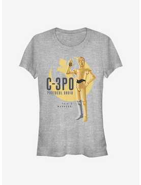 Star Wars C-3PO Galaxy Adventures Girls T-Shirt, , hi-res