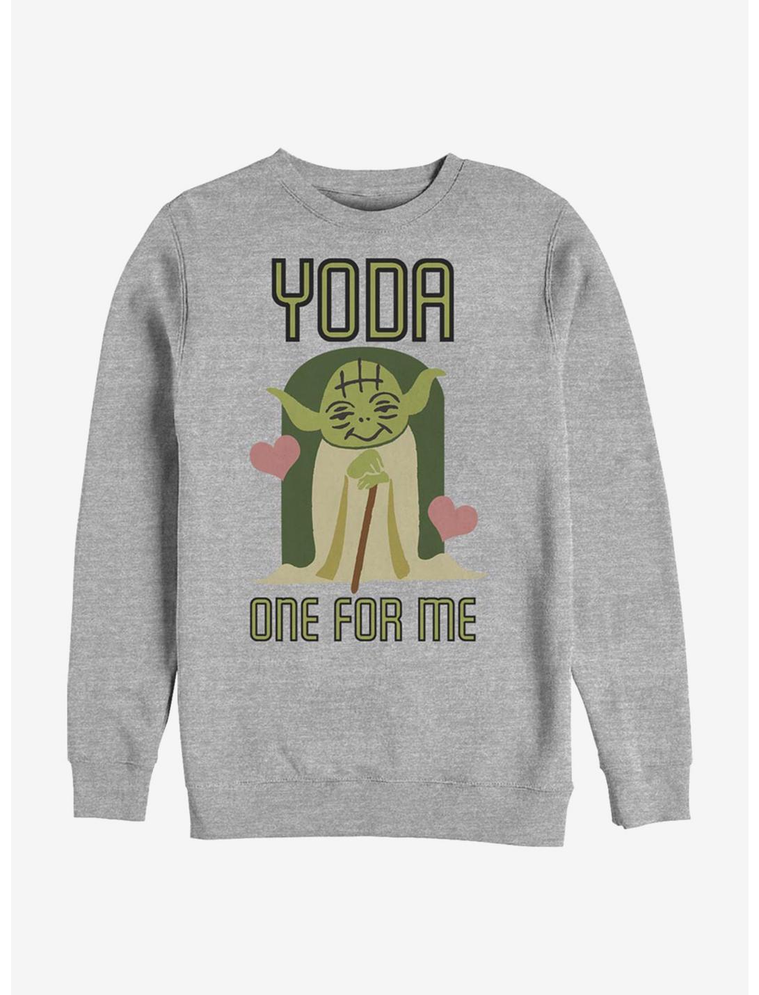 Star Wars Yoda One Crew Sweatshirt, ATH HTR, hi-res