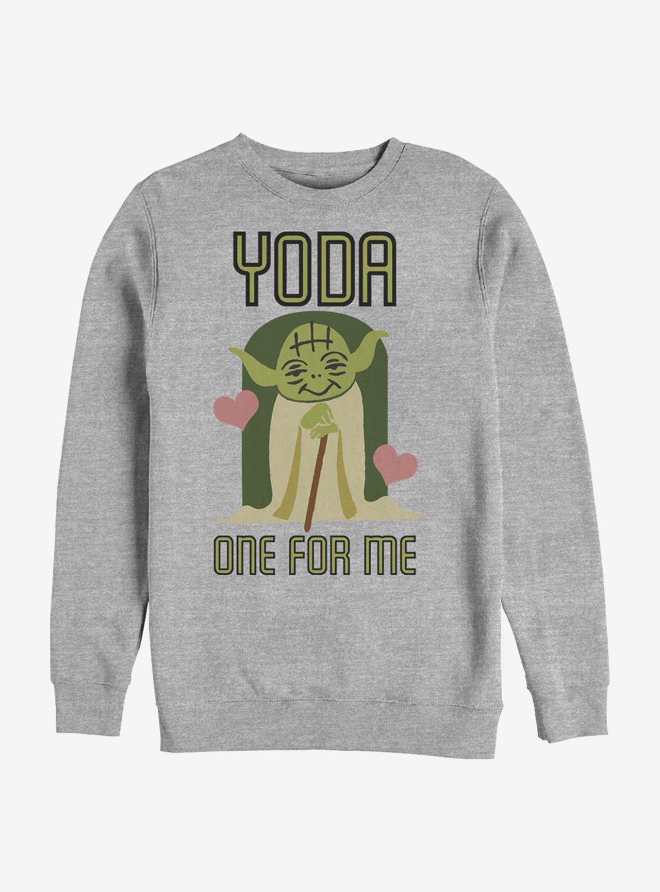 Star Wars Yoda One Crew Sweatshirt, ATH HTR, hi-res