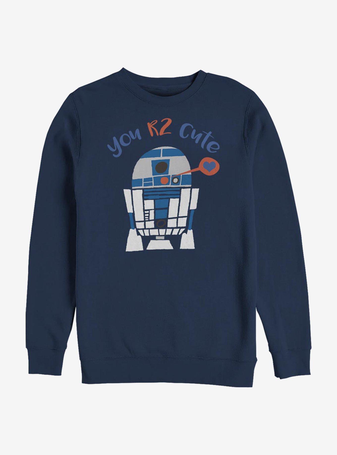 Star Wars You R2 Cute Crew Sweatshirt, NAVY, hi-res