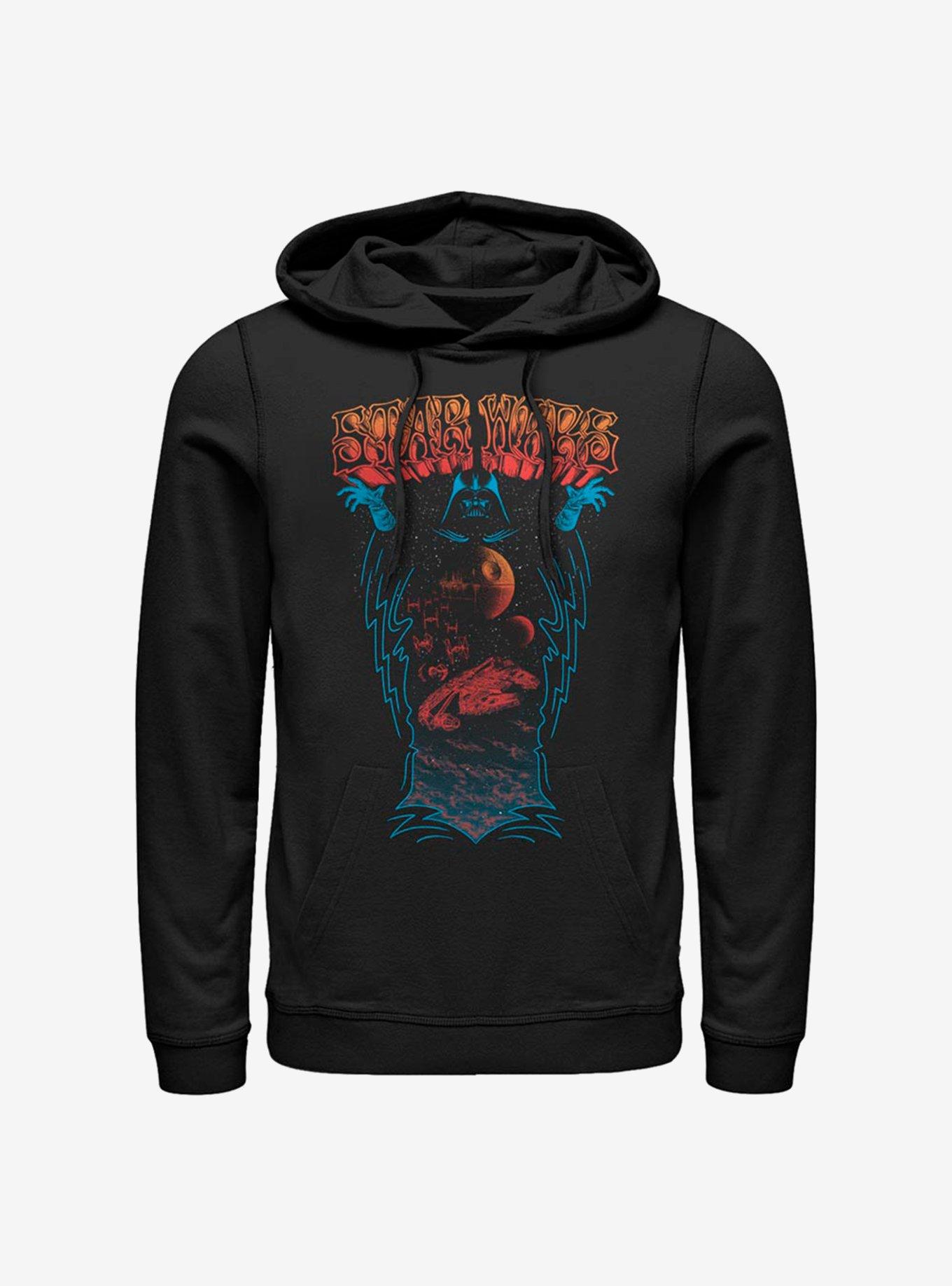Star Wars Psychedelic Vader Hoodie, BLACK, hi-res