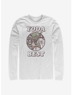 Plus Size Star Wars Yoda Best Long-Sleeve T-Shirt, , hi-res