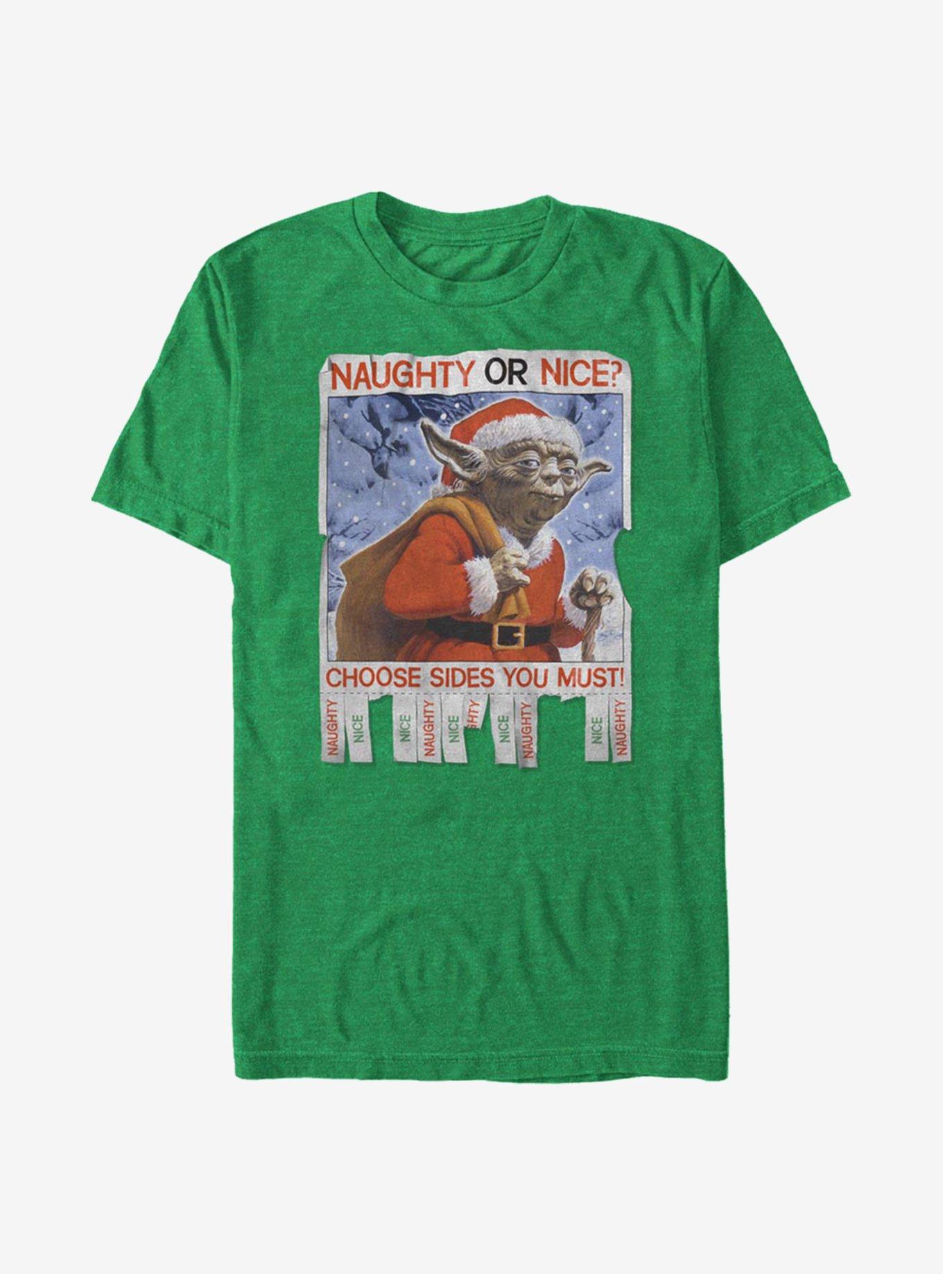 Star Wars Naughty Or Nice T-Shirt, KEL HTR, hi-res